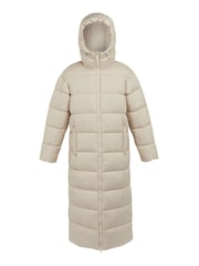 Regatta Brown Serrana Long Duvet Padded Thermal Jacket - Image 7 of 9