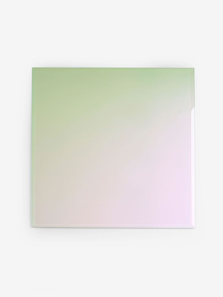 Set of 2 Pink Lustre Glass Placemats - Image 4 of 4