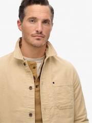 Серо-коричневый - Рубашка Superdry The Merchant Store Moleskin - Изображение 3 из 7