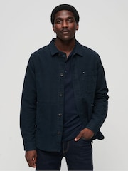 Синий - Рубашка Superdry The Merchant Store Moleskin - Изображение 1 из 6