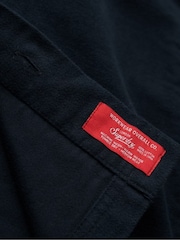 Синий - Рубашка Superdry The Merchant Store Moleskin - Изображение 6 из 6