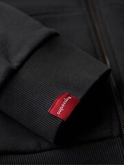 Superdry Black Vintage Logo Zip-Up Hoodie - Image 6 of 6