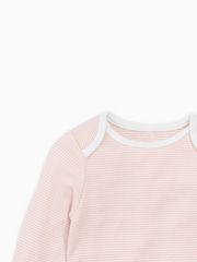 MORI Cotton & Bamboo Long Sleeve Envelope Neckline Bodysuit - Image 5 of 6