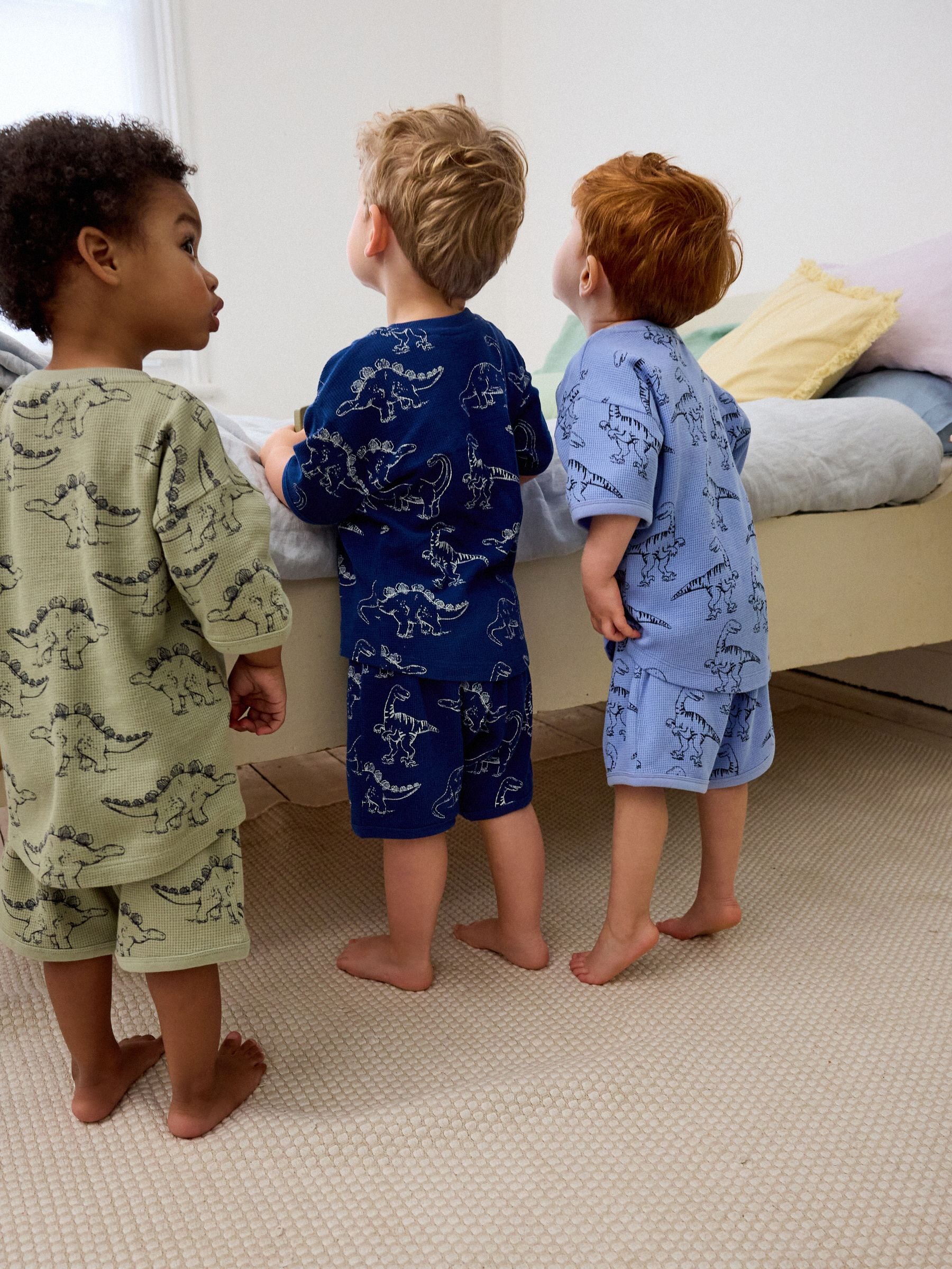 Dinosaur short pyjamas clearance