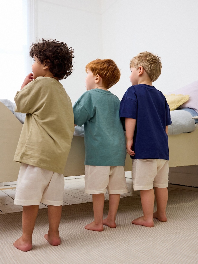 Grün/Blau/Ananas/Palme - 100% Cotton Short Woven Bottoms Pyjamas 3 Pack (9mths-12yrs) - Bild 2 von 10 Grün/Blau/Ananas/Palme - 100% Cotton Short Woven Bottoms Pyjamas 3 Pack (9mths-12yrs) - Bild 2 von 10