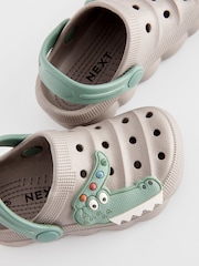 Grey Crocodile Clogs - Image 4 of 7