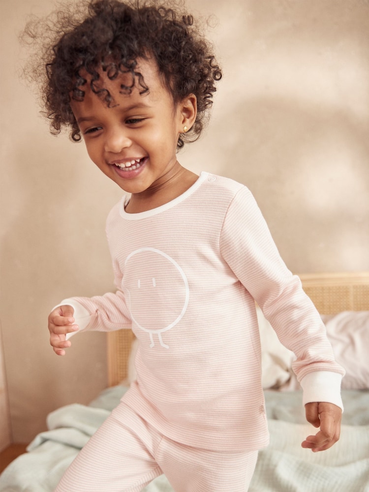 Rayas rosas - Conjunto de pijama muy suave de mezcla de algodón y viscosa de MORI - Imagen 1 de 4 Rayas rosas - Conjunto de pijama muy suave de mezcla de algodón y viscosa de MORI - Imagen 1 de 4