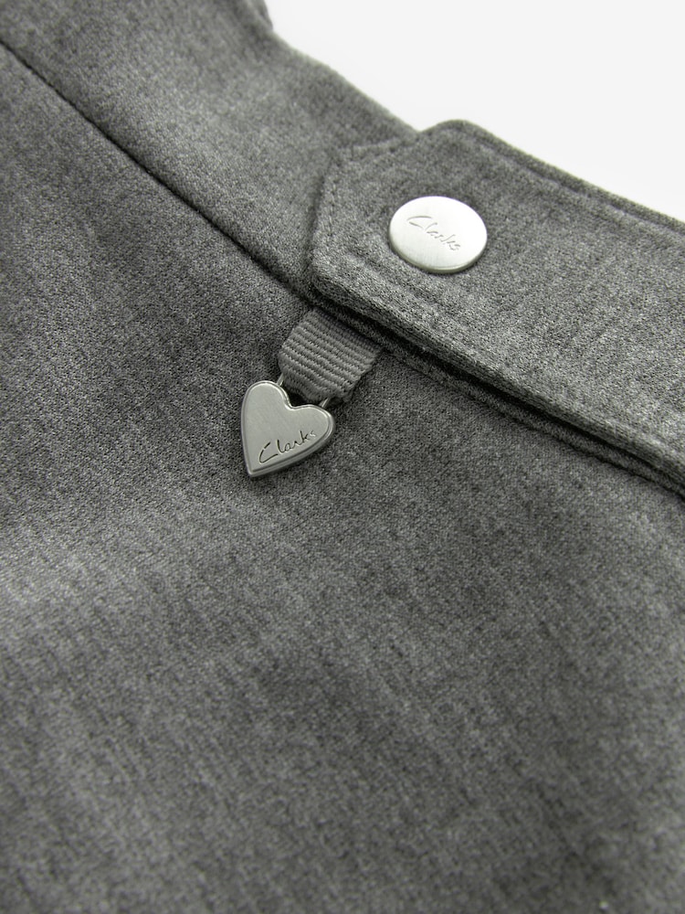 Clarks Grey Clarks School Ponte Skirt - Image 5 of 5