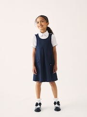 Clarks Navy Clarks School Ponte Pinafore Dress - Image 1 of 9