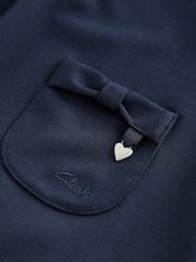 Clarks Navy Clarks School Ponte Pinafore Dress - Image 9 of 9