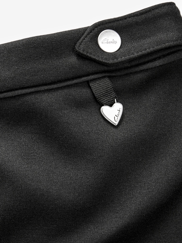 Clarks Black Senior Girls School Ponte Pencil Skirt - Image 6 of 6