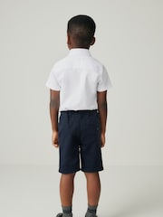 Clarks Navy Pull On Waist School Shorts - Image 2 of 9