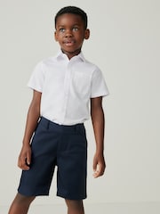 Clarks Navy Pull On Waist School Shorts - Image 3 of 9
