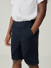 Clarks Navy Pull On Waist School Shorts - Image 4 of 9