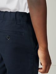 Clarks Navy Pull On Waist School Shorts - Image 5 of 9