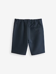 Clarks Navy Pull On Waist School Shorts - Image 7 of 9