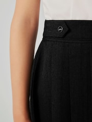 Clarks Black School Pleat Skirt - Image 2 of 4