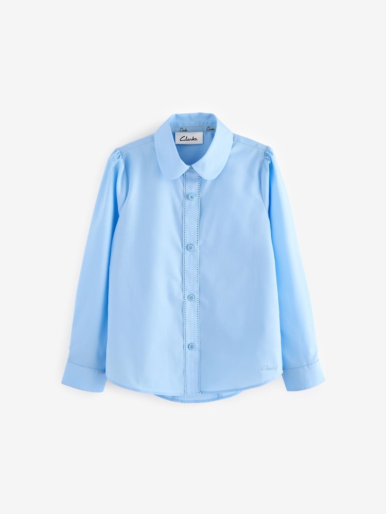 Blau - Clarks Schulhemden für Mädchen im 2er-Pack - Bild 2 von 5