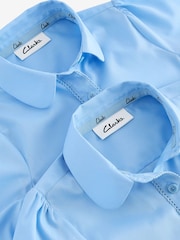 Blau - Clarks Schulhemden für Mädchen im 2er-Pack - Bild 5 von 5