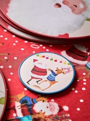 Set of 4 Fun Christmas Santa Placemats and Coasters - Изображение 3 из 4
