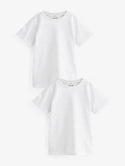 Clarks White T-Shirts 2 Pack - Image 1 of 4