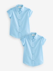 Blau - Clarks Schulhemden für Mädchen im 2er-Pack - Bild 1 von 4