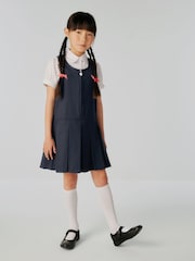 Clarks School Trägerkleid mit Reißverschluss vorne - Bild 2 von 7