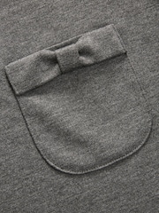 Clarks Grey Clarks School Ponte Pinafore Dress - Image 10 of 11