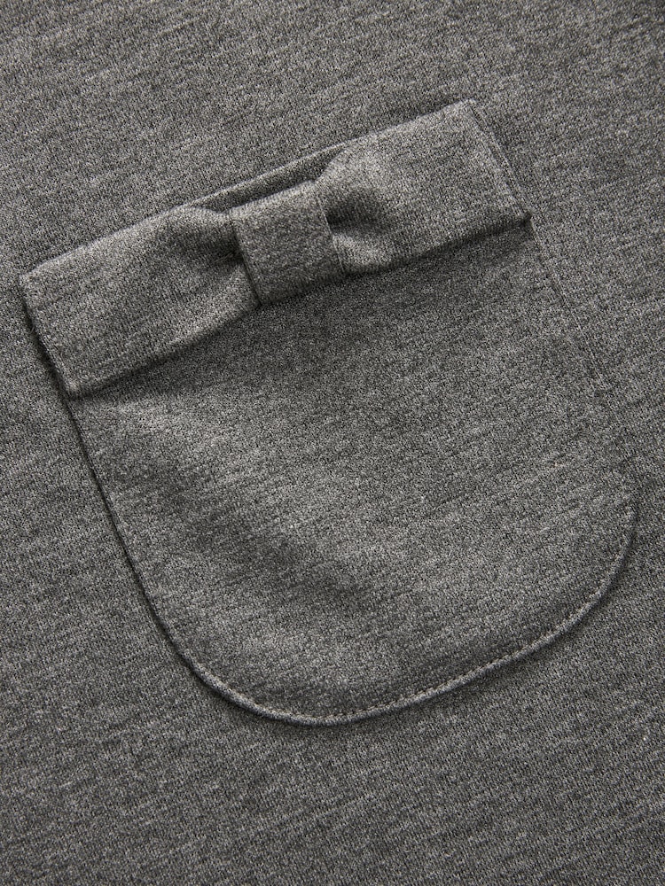 رمادي - فستان مدرسي Ponte بتصميم مئزر من Clarks - Image 10 of 11