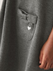 Clarks Grey Clarks School Ponte Pinafore Dress - Image 6 of 11