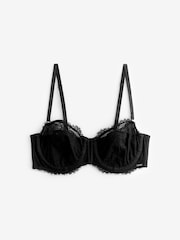 Lipsy Multiway Balcony Underwired Black Bra - Image 5 of 6