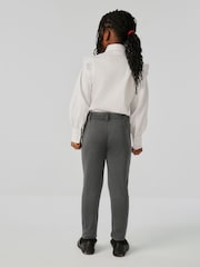 رمادي - بنطلون مدرسي من نسيج بونتي من Clarks - Image 6 of 7