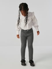 رمادي - بنطلون مدرسي من نسيج بونتي من Clarks - Image 7 of 7