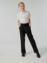 Clarks Black Senior Girls School Wide Leg Trousers - Image 2 of 7