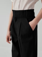 Clarks Black Senior Girls School Wide Leg Trousers - Image 4 of 7