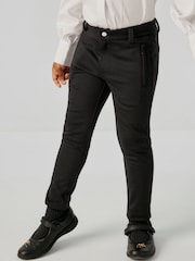 أسود - بنطلون مدرسي من نسيج بونتي من Clarks - Image 3 of 9