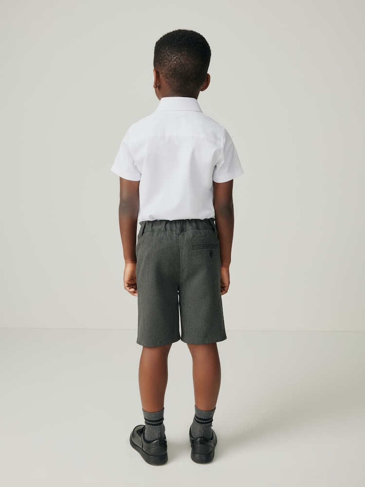 Clarks Grey Pull On Waist School Shorts - Image 2 of 12
