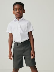 Clarks Grey Pull On Waist School Shorts - Image 3 of 12