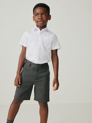 Clarks Grey Pull On Waist School Shorts - Image 4 of 12