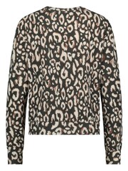 Hunkemoller Black Animal Print Jersey Long-Sleeved Pyjama Top - Image 5 of 5
