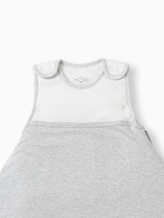 MORI White Cotton and Bamboo 0.5 Tog Travel Sleeping Bag - Image 7 of 7