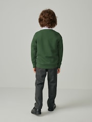 Clarks Green Unisex Crew Neck School Sweatshirt - Image 3 of 11
