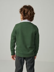 Clarks Green Unisex Crew Neck School Sweatshirt - Image 4 of 11