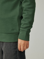 Clarks Green Unisex Crew Neck School Sweatshirt - Image 7 of 11