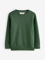 Clarks Green Unisex Crew Neck School Sweatshirt - Image 8 of 11