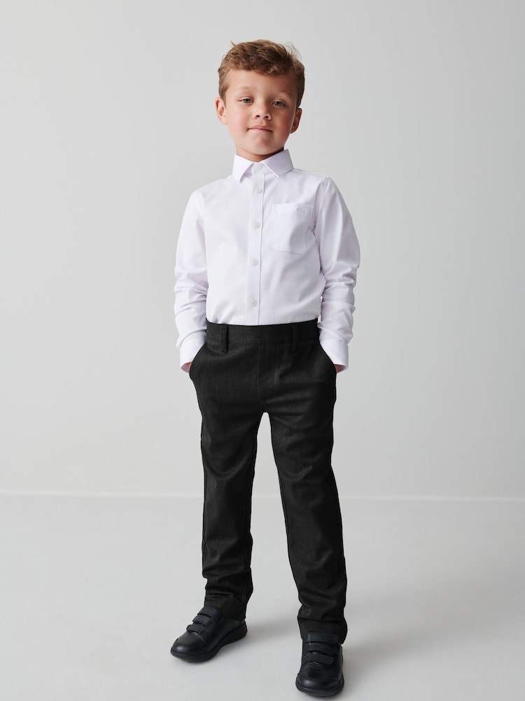 Clarks Black Regular Fit School Trousers - Image 1 of 9