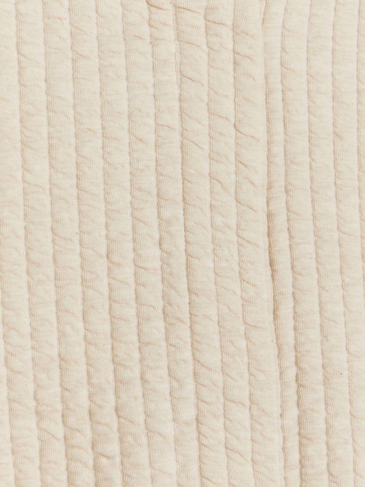 River Island Cream Quilted Bomber Cardigans - Image 9 of 10