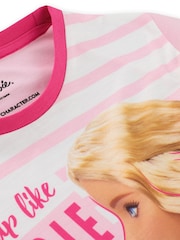 Character Pink Barbie AOP Long Sleeve Pyjama Set - Image 4 of 10