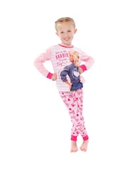 Character Pink Barbie AOP Long Sleeve Pyjama Set - Image 6 of 10