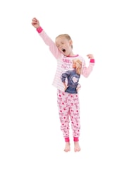 Character Pink Barbie AOP Long Sleeve Pyjama Set - Image 7 of 10